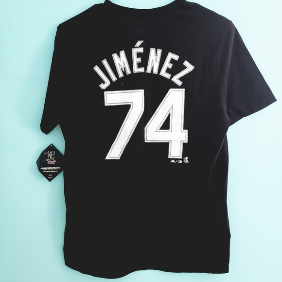 Youth Chicago White Sox Black Jersey T-Shirt Eloy Boy - Picture 2 of 9